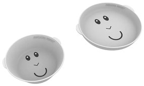 Παιδικό Σετ Φαγητού 2τμχ Matchstick Monkey Plate &amp; Bowl Cool Grey