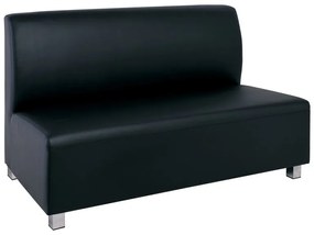 BANDY 2Θέσιος Καναπές Pu Μαύρο  130x71x88cm Ε952,22