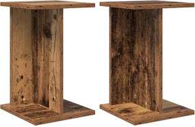 vidaXL Βάση φυτών 2 pcs Παλιό ξύλο 25 x 25,5 x 40,5 εκ.