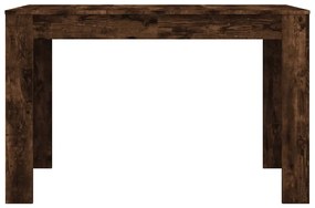 vidaXL Τραπέζι Τραπεζαρίας Καπνιστή Δρυς 120x60x76 εκ. Επεξ. Ξύλο
