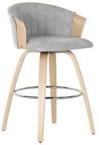 Σκαμπό Home ESPRIT Γκρι Ξύλο 58 x 56 x 86 cm