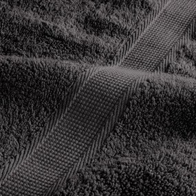 vidaXL Πετσέτες Premium SOLUND 2 τεμ. Ανθρακί 100x200 εκ. 600 γρ./μ²