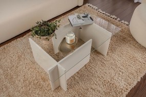 Coffee Table Vetrino - Wooden White Wooden White
