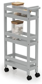 Τρόλεϊ/Ραφιέρα 3 Θέσεων (40x15x75) F-V Wheels Trolley Beton 174762H