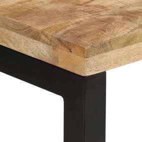 Τραπέζι Κονσόλα 110x35x76 εκ. από Μασίφ Ακατέργαστο Ξύλο Μάνγκο - Καφέ