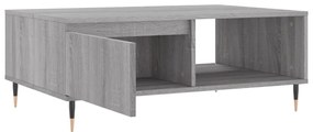 vidaXL Τραπεζάκι Σαλονιού Γκρι Sonoma 90x60x35 εκ. Επεξεργασμένο Ξύλο