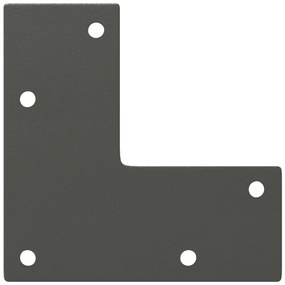 vidaXL Πόδια Κονσόλας Κωνικού Σχήματος 4 τεμ. Ανθρακί 72-73 εκ. Ατσάλι