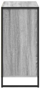 vidaXL Πλαϊνό γραφείο με συρτάρι Γκρίζο Σονομα 79 x 36 x 75.5 εκ.