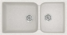 Sanitec Classic 307 (92×51) - Γρανιτένιος νεροχύτης - Metallic ICE