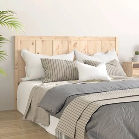 vidaXL Κεφαλάρι Κρεβατιού 125,5 x 4 x 100 εκ. από Μασίφ Ξύλο Πεύκου