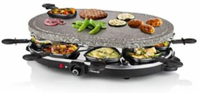 Ρακλέτ Princess 8 Oval Stone Grill Party Μαύρο Γκρι