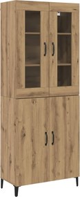 vidaXL Highboard 2 pcs Artisan Oak 69,5 x 34 x 180 εκ.