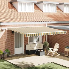 vidaXL Σκηνίτσα Αναδιπλούμενη with 450 x 300 εκ Πράσινο και κίτρινο