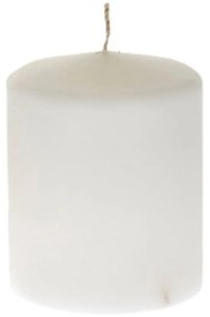 Κερί Κύλινδρος 16510 8x10cm White Paraffin
