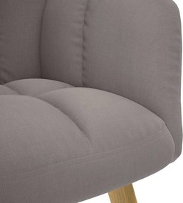 vidaXL Πολυθρόνα Relax Taupe Υφασμάτινη