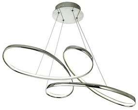 Κρεμαστό Φωτιστικό Οροφής LED 56W 3000K από αλουμίνιο Inlight-6151-CH-Χρώμιο 6151-CH