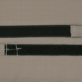 vidaXL Προσκέφαλο Σεζλόνγκ Taupe 40 x 7,5 x 15 εκ. από Textilene