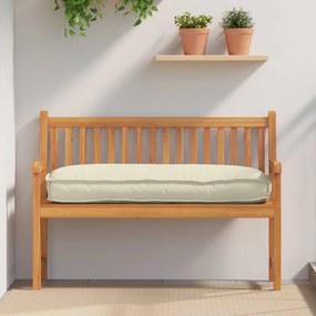 vidaXL Μαξιλάρι Ύφασμα Όξφορντ Κρεμ 120 x 50 x 12 εκ.