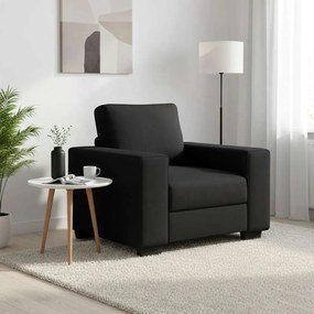 vidaXL Πολυθρόνα Μαύρη 100x77x82 εκ. από Ύφασμα