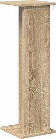 vidaXL Βάση φυτών Sonoma Δρυς 25 x 25,5 x 80,5 εκ. Επεξεργασμένο Ξύλο