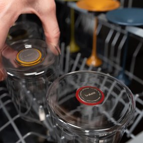 Σετ 2 κρυστάλλινων ποτηριών σαμπάνιας Trebonn SplitGlass 2025132, 320 ml, Ø7.8x12.5 cm, Modular system, Μπλε