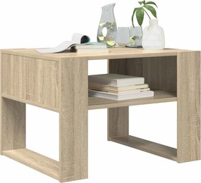 vidaXL Τραπεζάκι σαλονιού Δρύς Sonoma 66 x 53 x 45 εκ.