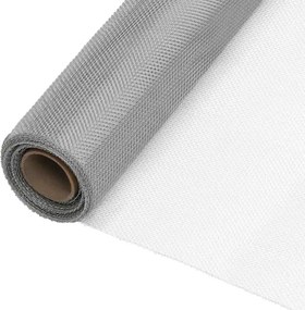 vidaXL Πλέγματα 112 x 2000 cm Mesh Ανοξείδωτο Ατσάλι 201 Ασημί