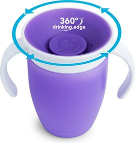 Ποτήρι Εκπαιδευτικό 207ml Munchkin Miracle 360 Purple