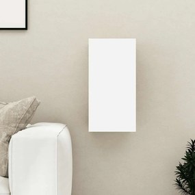 vidaXL Έπιπλο Τηλεόρασης Λευκό &amp; Sonoma Δρυς 30,5x30x60εκ. Επεξ. Ξύλο