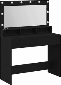 vidaXL Τραπέζι περιποίησης Μαύρη Οξυά 100 x 41 x 135 εκ.