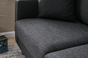 2-Seat Sofa Eva - Anthracite Anthracite