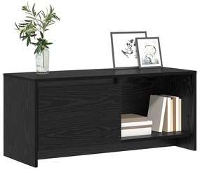 vidaXL Βάση TV Μαύρη δρυς 90 x 35 x 40 εκ. Επεξεργασμένο ξύλο