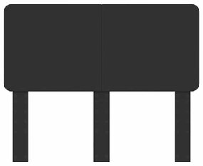 vidaXL Κεφαλάρι Μαύρη Οξυά 120 cm Επεξεργασμένο ξύλο