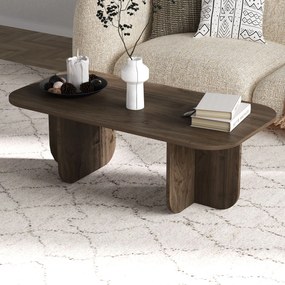 Τραπεζάκι Σαλονιού Καρυδί CATREAL 120x60x41.4