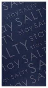 Πετσέτα Θαλάσσης Παιδική Stay Salty Blue-Black Nef-Nef Θαλάσσης 75x150cm Microfiber