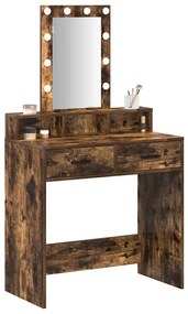 vidaXL Τραπέζι περιποίησης Καφέ 79 x 41 x 140 εκ. Επεξεργασμένο ξύλο