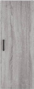 vidaXL Ντουλάπι Τοίχου Γκρι Sonoma 34,5 x 34 x 90 εκ.