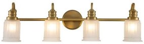 Απλίκα Φωτιστικό Μπάνιου 4xG9 IP44 Swell Elstead Lighting-QZ-SWELL4-BB-BATH-Ορείχαλκος QZ-SWELL4-BB-BATH