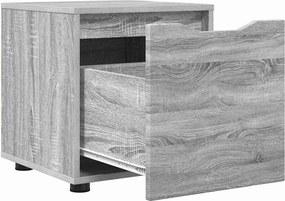 vidaXL Ντουλάπι Μπάνιου Γκρίζο Σονομα 40,5 x 40 x 44 εκ