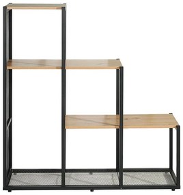 Βιβλιοθήκη - Ραφιέρα Edge 2276 Μεταλλική Fylliana Sonoma - Artisan 106x33x112 εκ. 106x33x112 εκ.