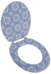 Κάλυμμα Λεκάνης Σχέδιο Πορσελάνη με Καπάκι από MDF