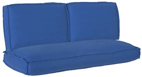 vidaXL Σετ Μαξιλαριών Πάγου 3 pcs Βασιλικό Μπλε 120 x 50 x 12 εκ.