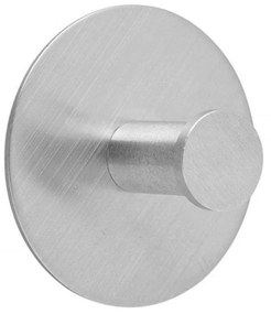 Κρεμάστρα Αυτοκόλλητη Μονή Round AH-BA21009 4,5x3cm Inox Andrea House Stainless Steel