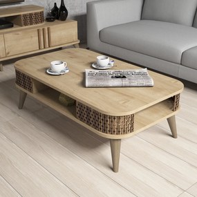 Τραπεζάκι Σαλονιού Δρυς DRADRA 105x60x34.6