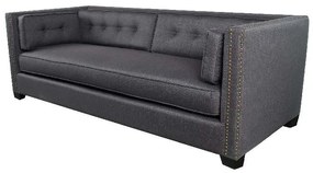 Artekko Vruems Γκρι Τριθέσιος Υφασμάτινος Καναπές (208x91x208)cm Artekko AV37760