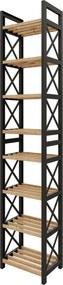 Ράφι Μαύρο GASEL 23x18x128