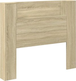 vidaXL Κεφαλάρι Δρύς Sonoma 120 x 16,5 x 103,5 cm Επεξεργασμένο ξύλο
