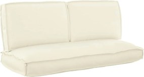 vidaXL Σετ μαξιλαριών Ύφασμα Όξφορντ Κρεμ 120 x 50 x 52 εκ.