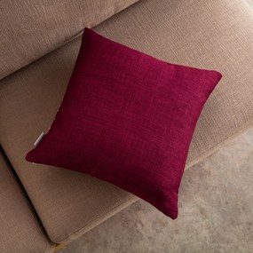 Διακοσμητική Μαξιλαροθήκη (43x43) Gofis Home Edna Red Leather 162/02