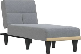 vidaXL Ανάκλιντρο Ανοιχτό Γκρι Υφασμάτινο